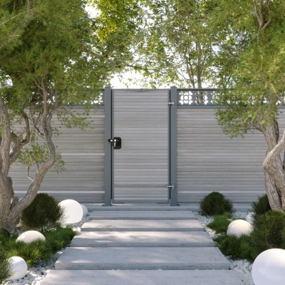 Cheadle Gate Set - Light Grey Panels - 1200mm High
